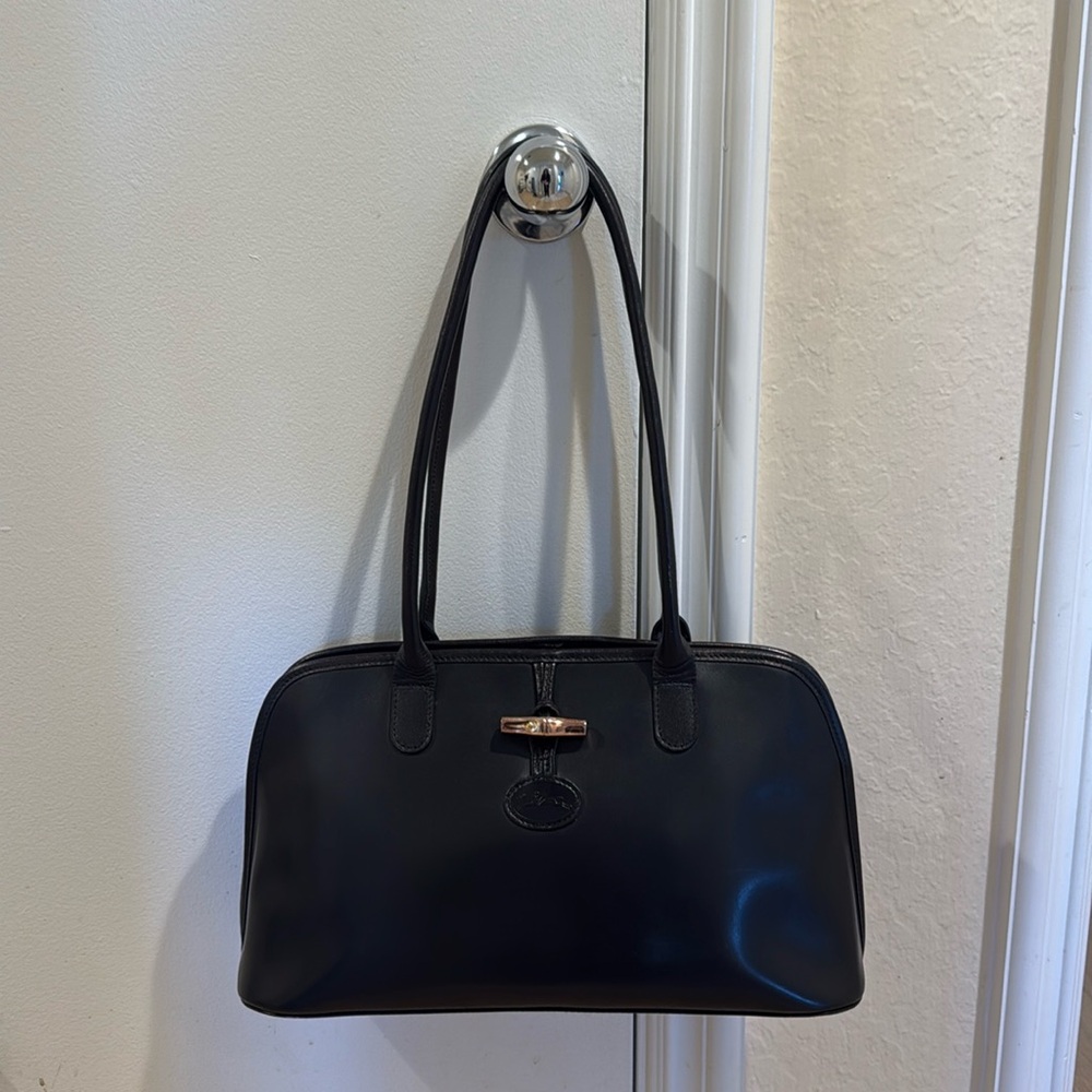 Longchamp Roseau leather shoulder bag